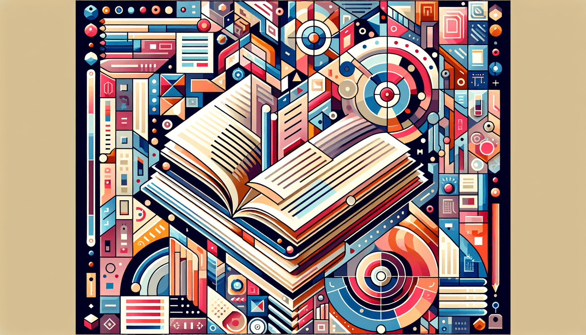 A professional abstract illustration representing the concept of The Specific Problems in Ebook Publishing.Visual contex...