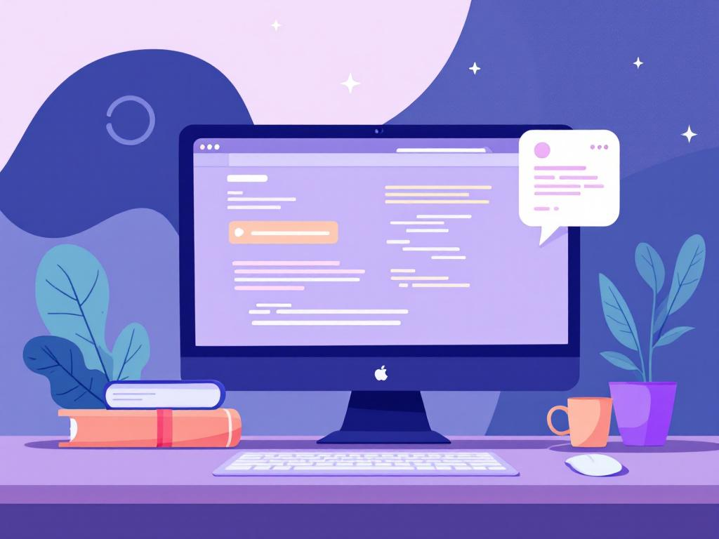 A professional abstract illustration representing the concept of Codecademy: Structured Practice for Programming Fundament...