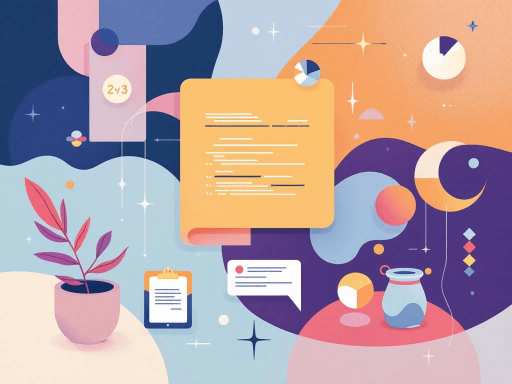 A professional abstract illustration representing the concept of What design patterns actually are — and what they're not ...