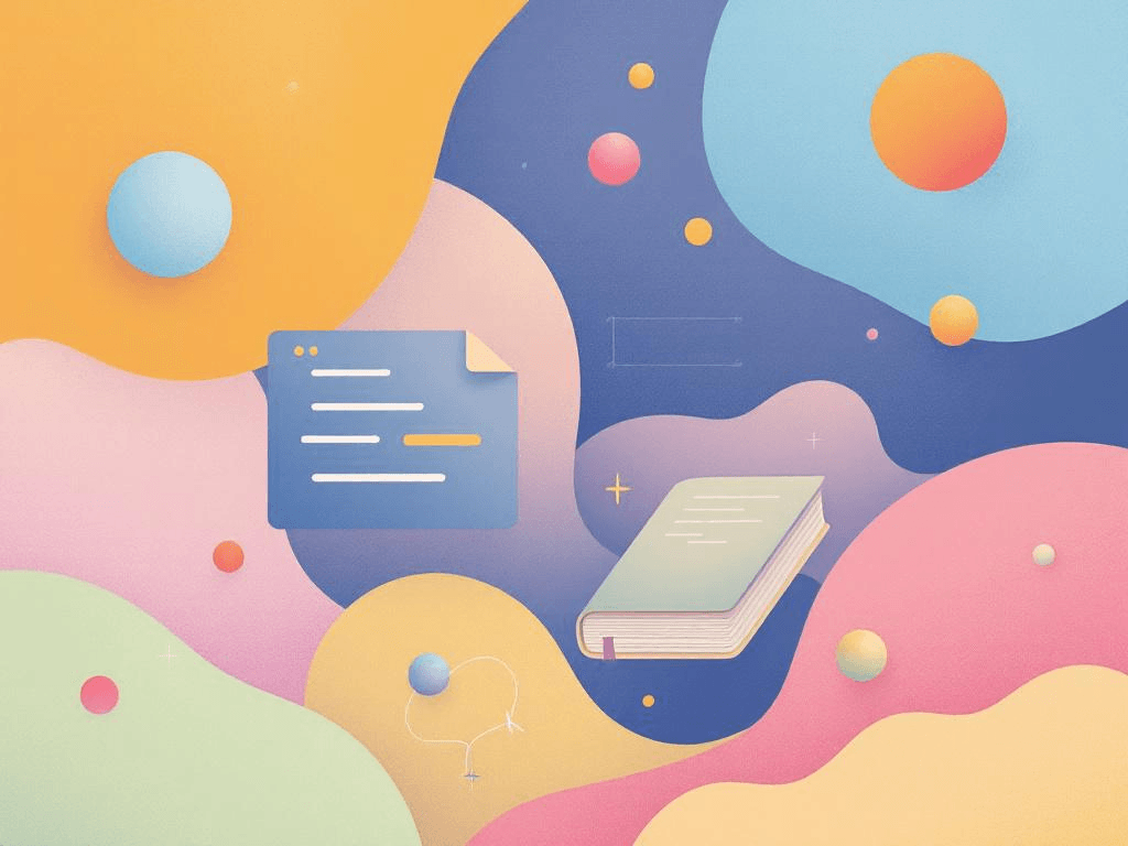 A professional abstract illustration representing the concept of For Junior Developers and Career Switchers in Developer L...