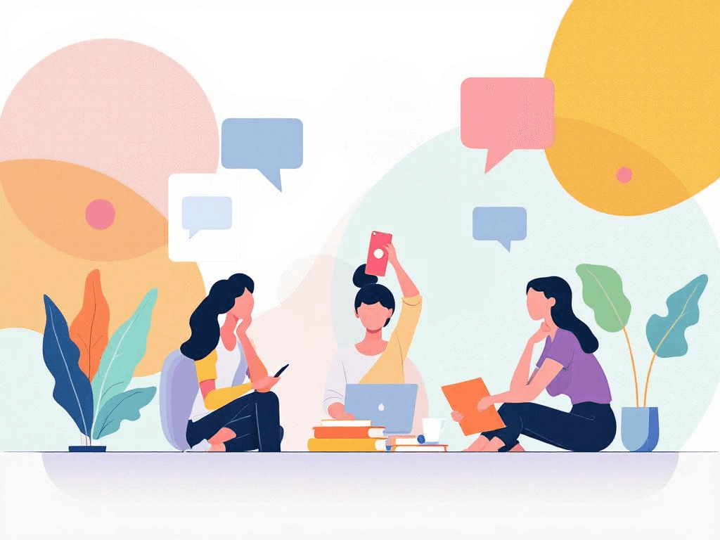 A professional abstract illustration representing the concept of Why Collaborative Learning Produces Judgment, Not Just Kn...